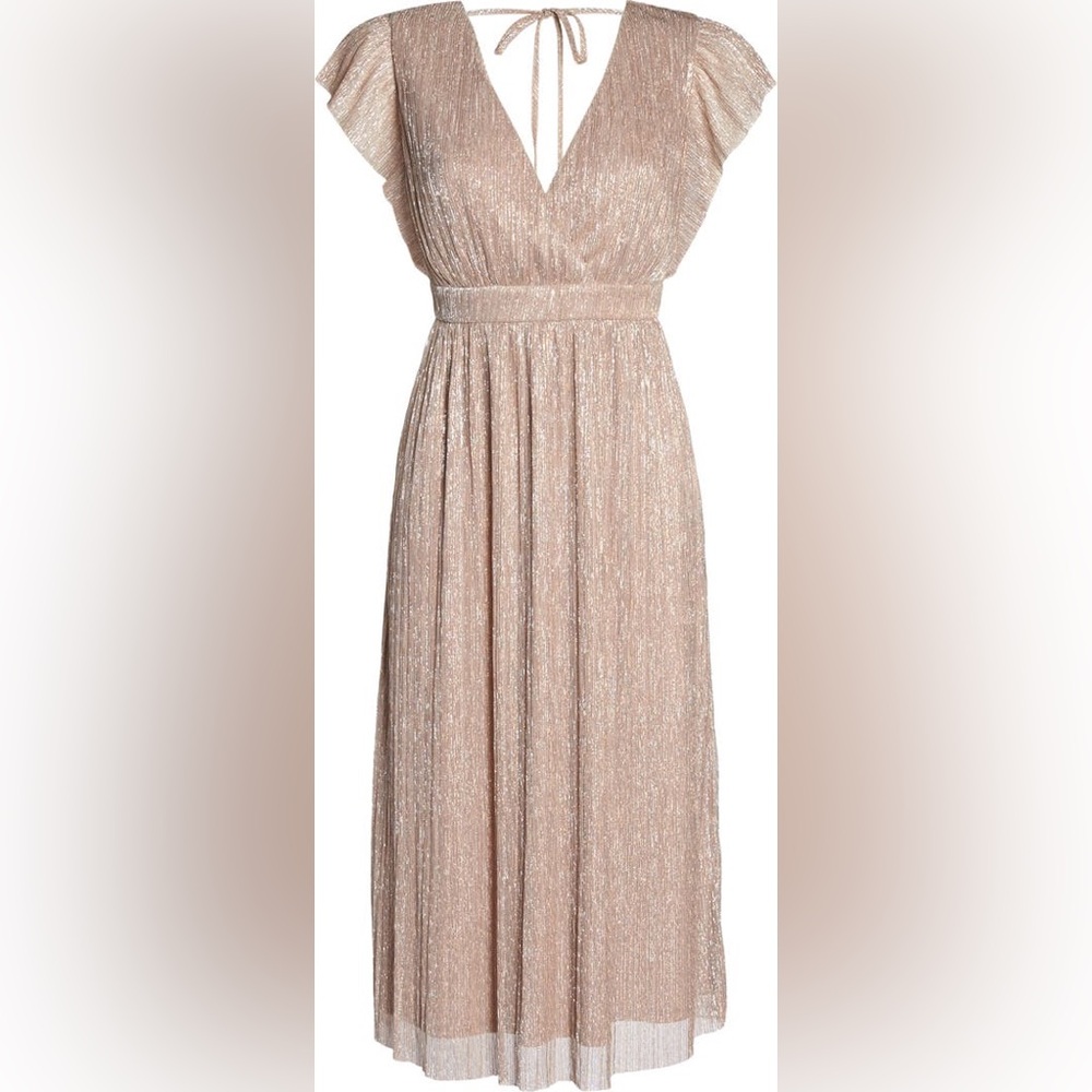 Chelsea28 Metallic Midi Dress